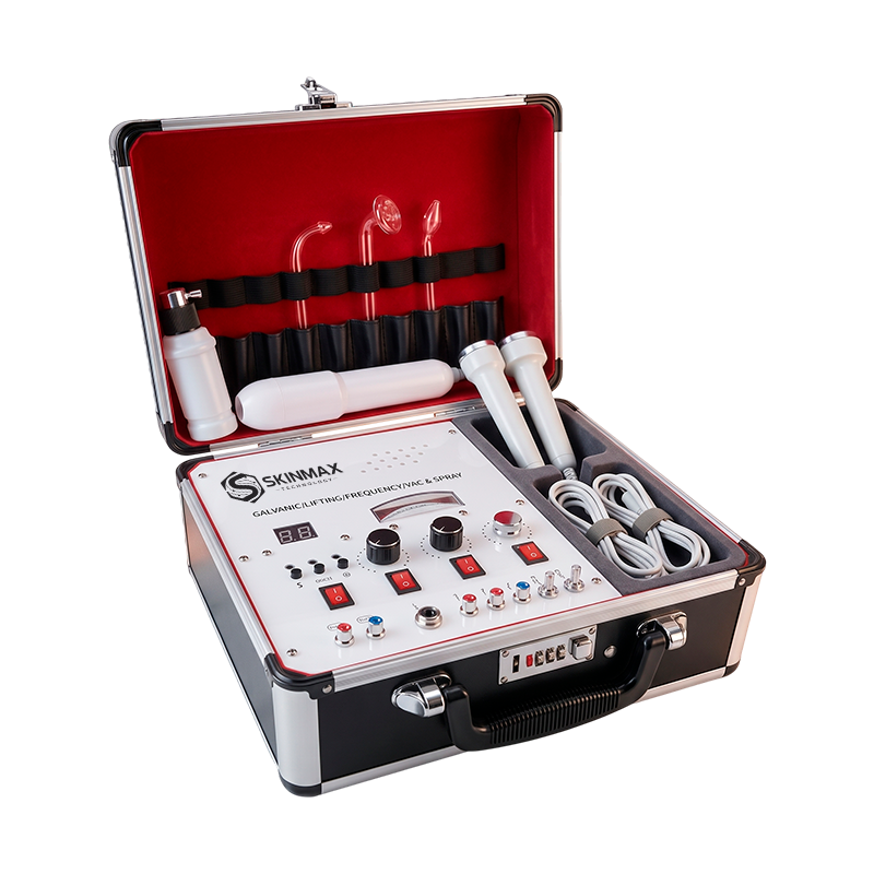 6-in-1 Facial Spa Machine with Dermabrasion, High Frequency, Galvanic, Ultrasonic, Vacuum and Spray Functions
