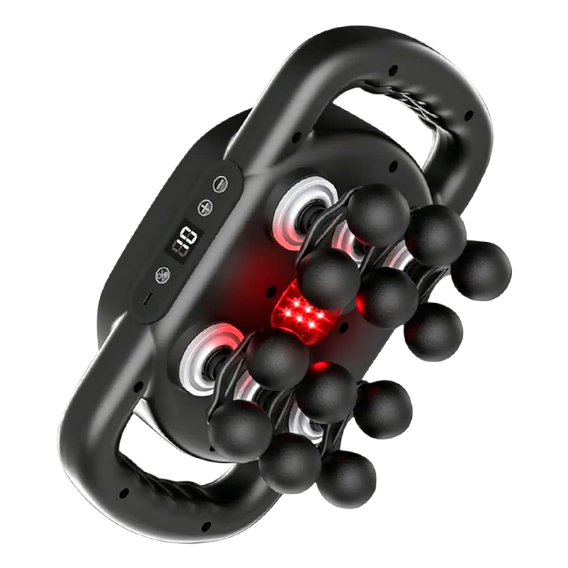 Deep Tissue Massage Gun with 12 Heads, 9 Levels & 9 Modes