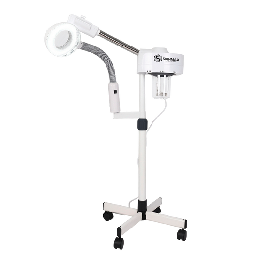 2-in-1 Professional Facial Steamer with Magnifying Lamp