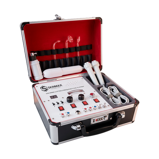 6-in-1 Facial Spa Machine with Dermabrasion, High Frequency, Galvanic, Ultrasonic, Vacuum and Spray Functions